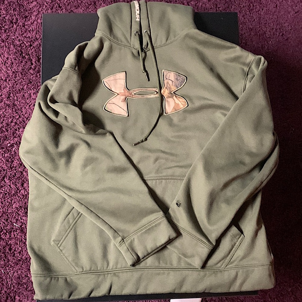 Under Armour Camo Hoodie Green